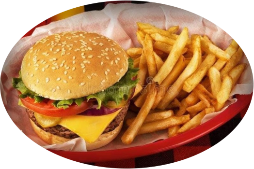 Burger with Fries